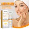 High UV Defense Facial Body Sun Cream Non-Greasy Oil-Free Lightweight Daily Skin Protection Lotion SPF90 PA+++ Moisturizing Outdoor Beach Travel Skin