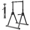 Pull Up Bar, 330LBS Capacity Portable Pullup Bar Station, Pullup Bars Free Standing with Triangular Structure & Heavy-Duty Steel Tube