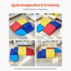 Climbing Toys, 4-Piece Set, Foam Climbing Toys for Toddlers 6 Months to 3 Years Old, PU Leather Climbing Blocks