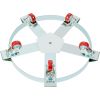55 Gallon Heavy Duty Drum Dolly, 1250lbs Load Capacity, Barrel Dolly Cart Drum Caddy