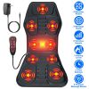 Full Body Massage Chair Pad with Heat Multifunctional Back Massager with Pinpoint Massage Vibration Timer for Home Office Car Use