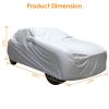 189x69x47in Full Car Cover All Weather UV Protection Automotive Cover 170T Outdoor Universal Full Cover For Sedans Up To 185in