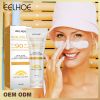 High UV Defense Facial Body Sun Cream Non-Greasy Oil-Free Lightweight Daily Skin Protection Lotion SPF90 PA+++ Moisturizing Outdoor Beach Travel Skin