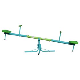 Seesaw,Swiveling 360 Degrees Toddlers Sit And Spin Teeter Totter, Kids Outdoor Play Equipment For Backyard Playground (Option: Defaulttitle)