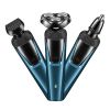 Electric Shaver Mens Razor Rotary Waterproof Pop-Up Trimmer Wet Dry Cordless(Must Provide A Hazardous Materials Shipping Label For Self-pickup By USPS